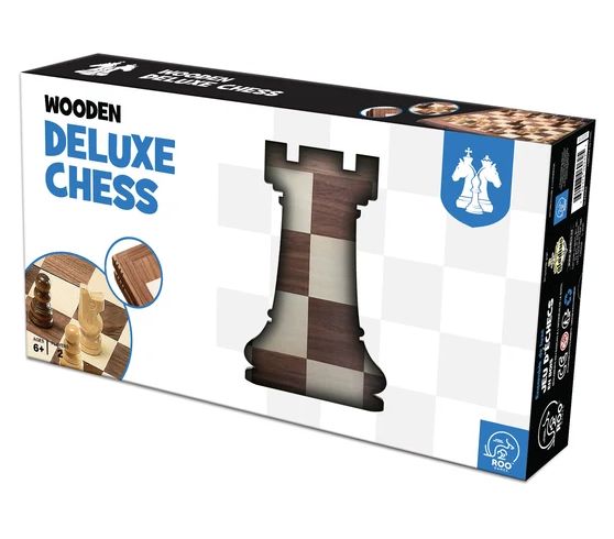 Jeu d'échecs en bois – Ensemble de luxe