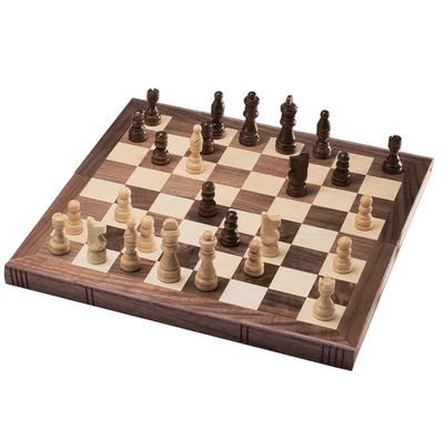 Jeu d'échecs en bois – Ensemble de luxe