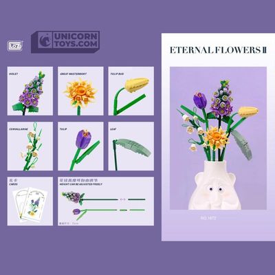 LOZ Block - Bouquet de violettes