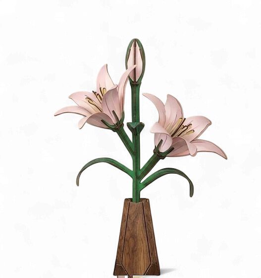 DIY Flora series - Lys rose