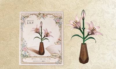 DIY Flora series - Lys rose