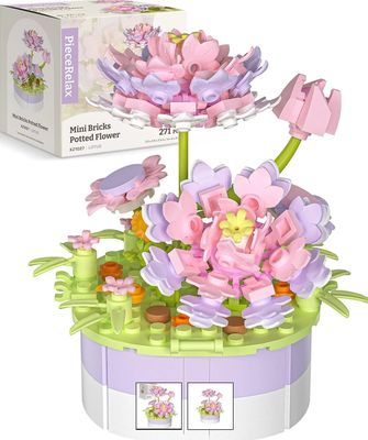 Mini bricks - Pot de fleur Lotus