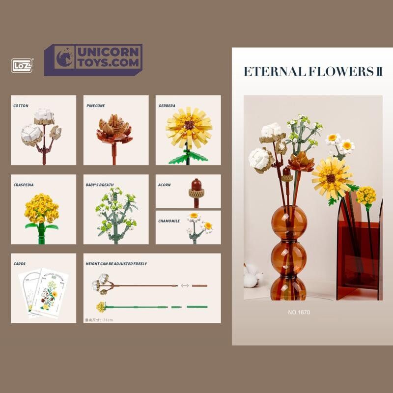 LOZ Block - Bouquet de coton