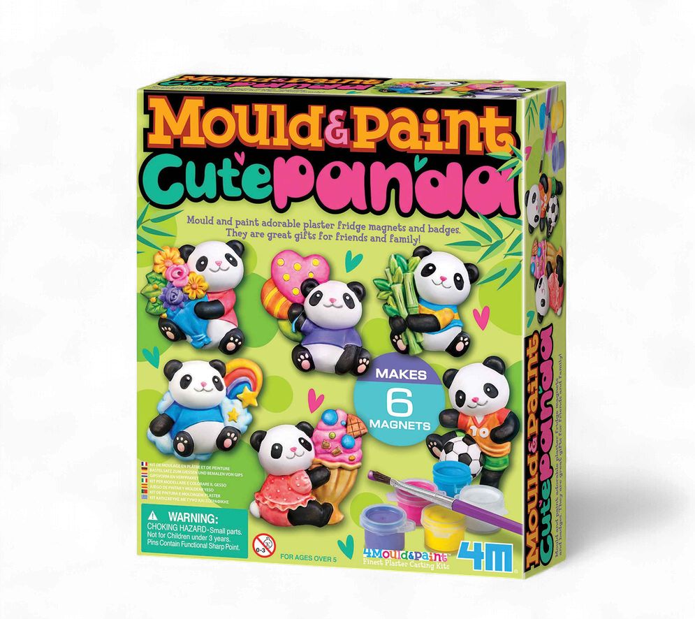 Moule et peinture - Panda mignon