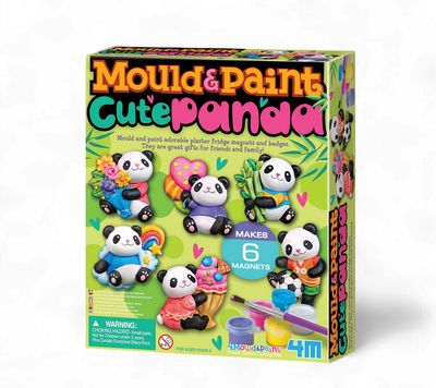 Moule et peinture - Panda mignon