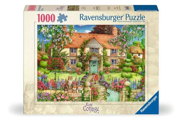 Casse-tête 1000 pièces Ravensburger - Rose Cottage