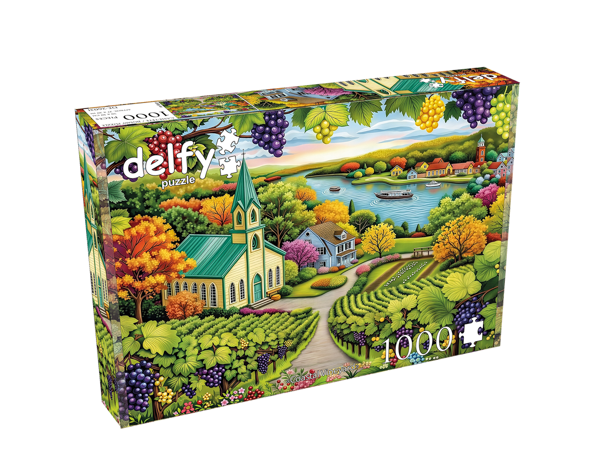 Casse-tête 1000 pièces Delfy - Coastal Vineyard