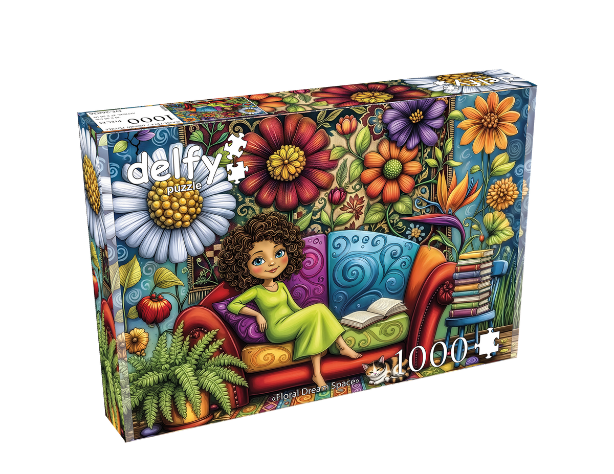 Casse-tête 1000 pièces Delfy - Floral Dream Space