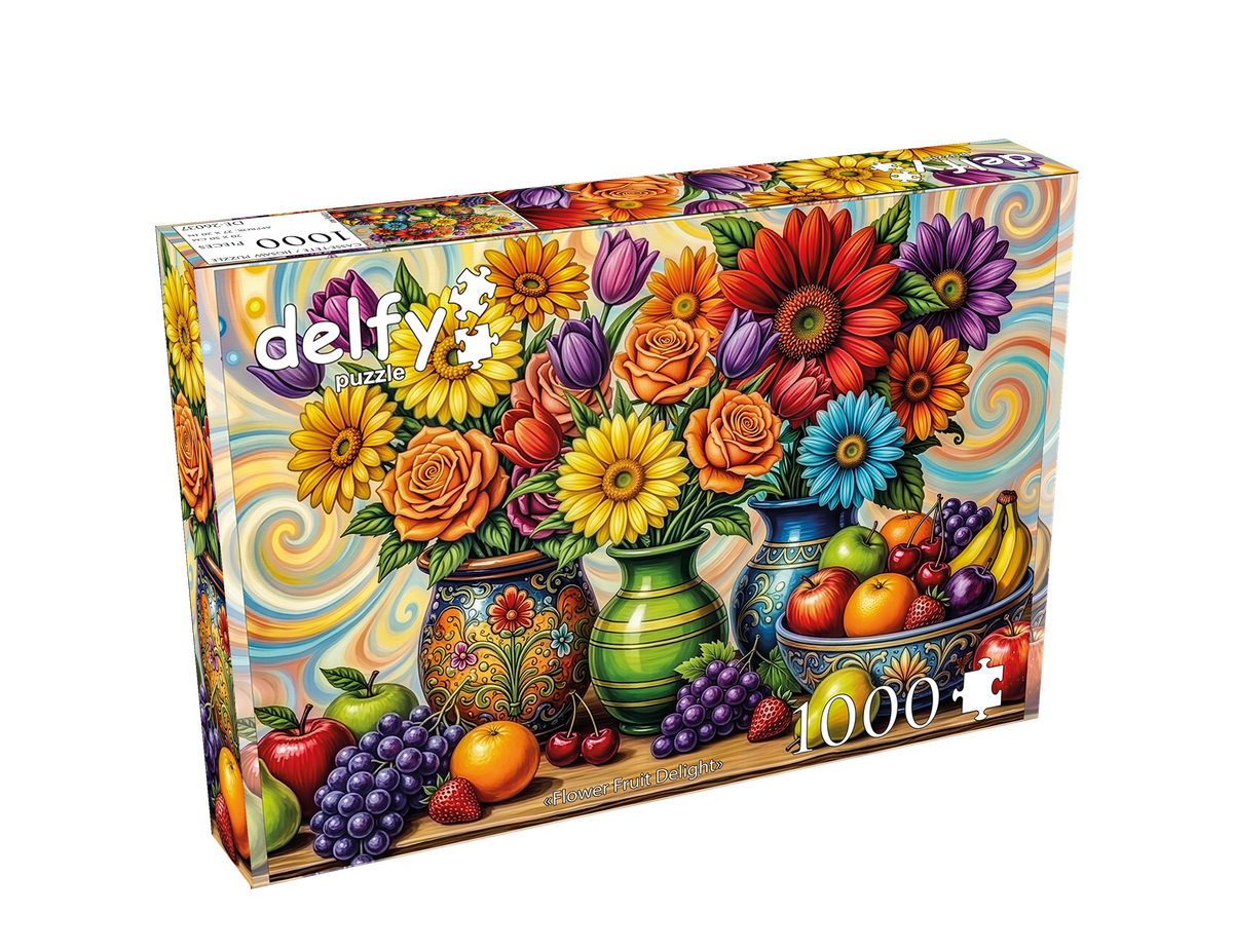 Casse-tête 1000 pièces Delfy - Flower Fruit Delight