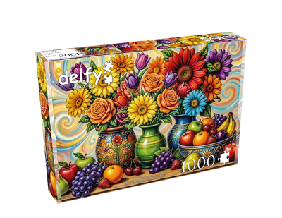 Casse-tête 1000 pièces Delfy - Flower Fruit Delight
