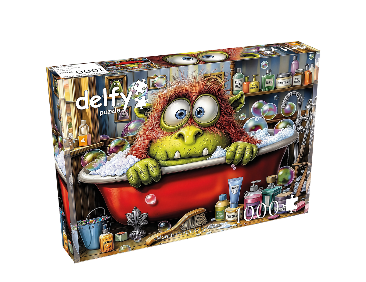 Casse-tête 1000 pièces Delfy - Monster's Beauty Routine