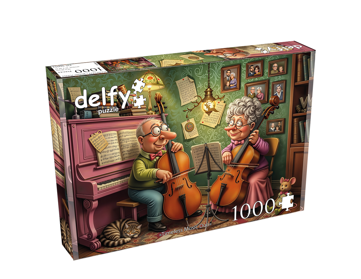 Casse-tête 1000 pièces Delfy - Timeless Music Duo