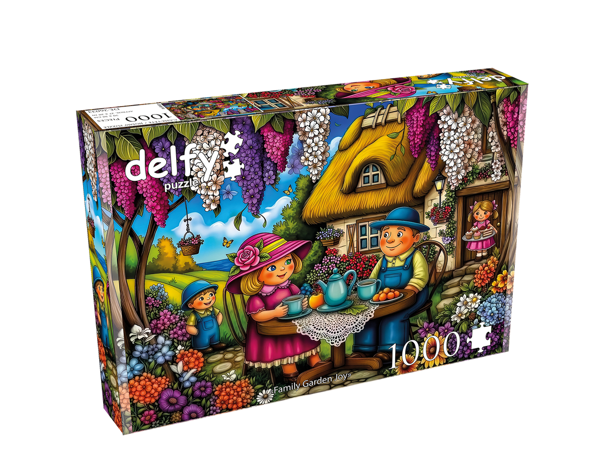 Casse-tête 1000 pièces Delfy - Family Garden Joy