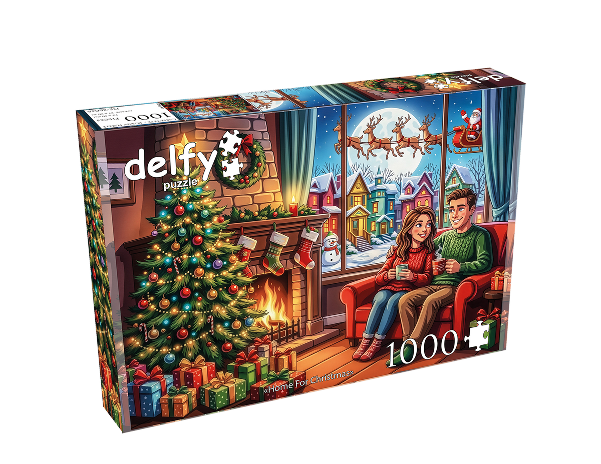 Casse-tête 1000 pièces Delfy - Home for Christmas
