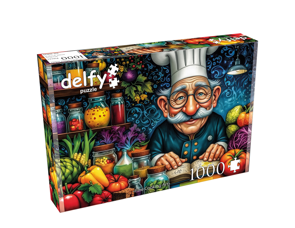 Casse-tête 1000 pièces Delfy - Fine Cooking Art