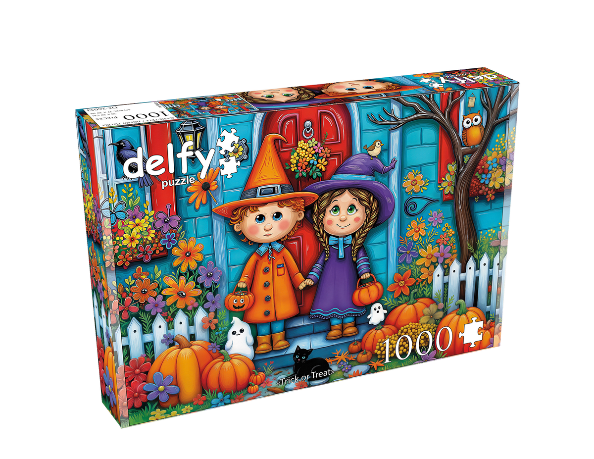 Casse-tête 1000 pièces Delfy - Trick or Treat