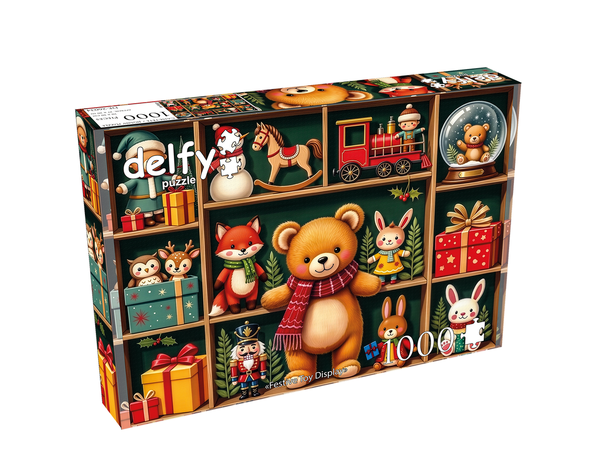 Casse-tête 1000 pièces Delfy - Festive Toy Display