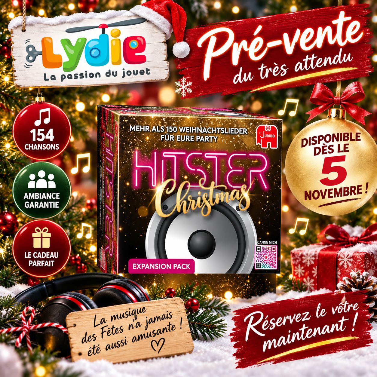 Hitster de Noël extension en prevente