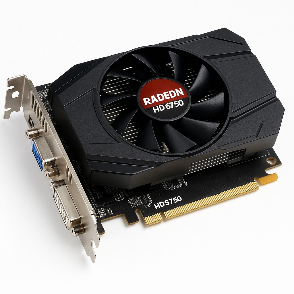 SZMZ Radeon HD6750 1GB GDDR5 Graphics Card – 128-Bit VGA/DVI