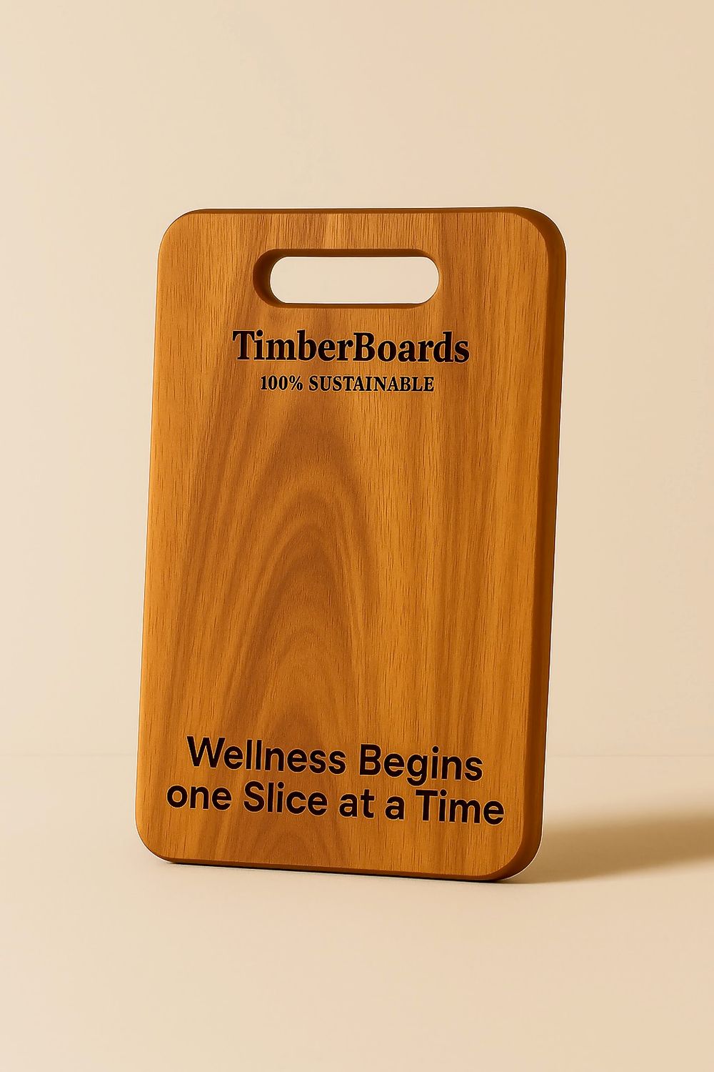 TimberBoards Chopping Board - Wellness Begins one Slice at a Time