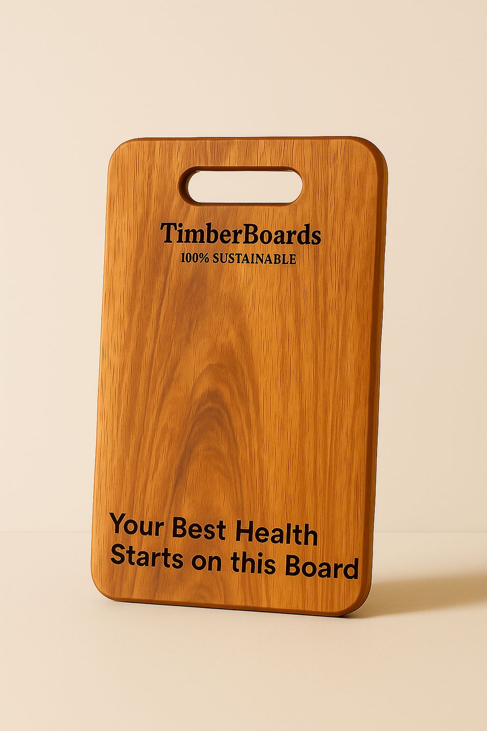 TimberBoards Chopping Board - Your Best Health Starts on this Board
