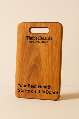 TimberBoards Chopping Board - Your Best Health Starts on this Board