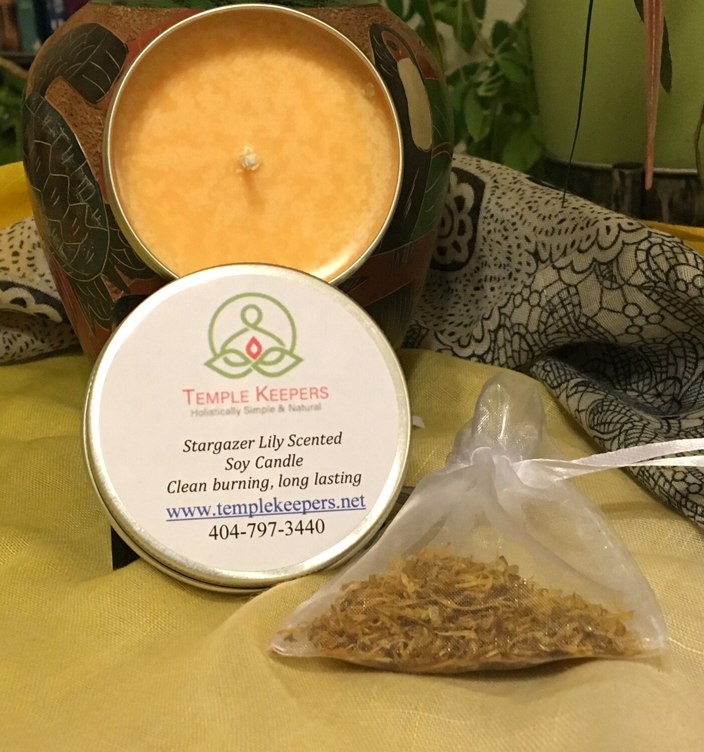 Soy Candles - 2 oz.  Hand-poured and Non-toxic