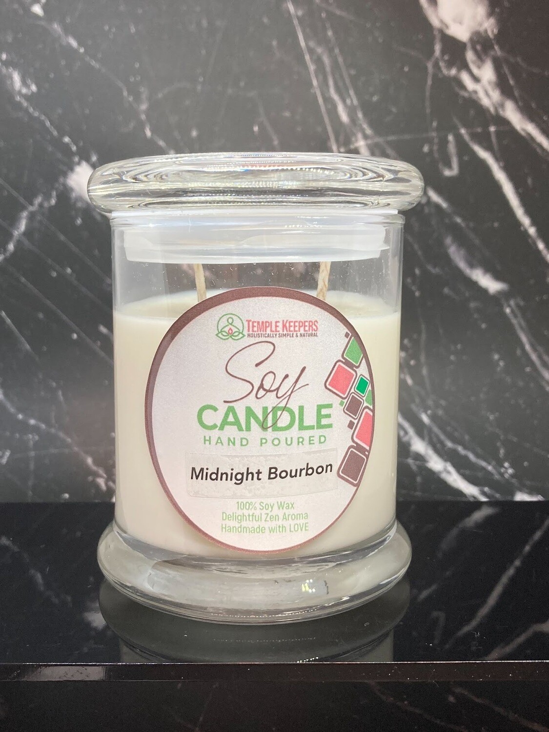 Hand-poured Soy Candles Glass Jar - 12 oz.