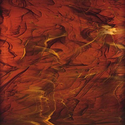 Dark Amber/White wispy