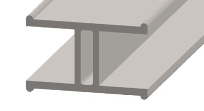 H-Bly flat 8/4 Forsterket Stålkjerne (Stillemanns)