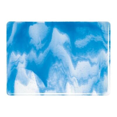 Bullseye Clear Egyptian Blue Opal