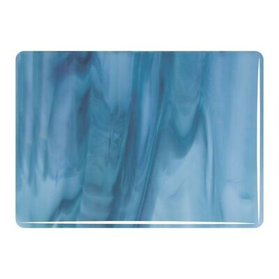 Bullseye Marine Blue &amp; Powder Blue Streaky Opal
