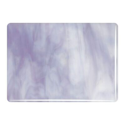 Bullseye White, Lavender Blue Streaky Opal