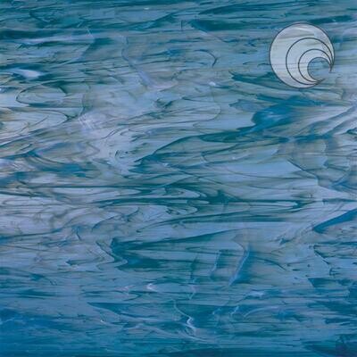 Steel Blue/White wispy (System96 Fusible)