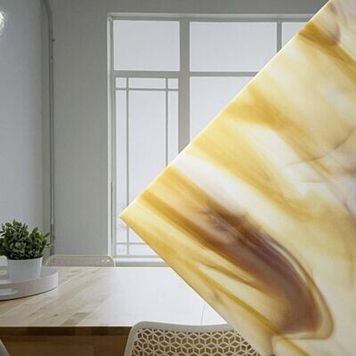 White/Medium Amber translucent (System96 Fusible)