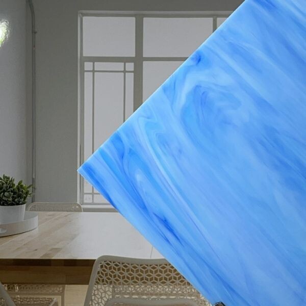 Sky Blue, Dark Blue/White