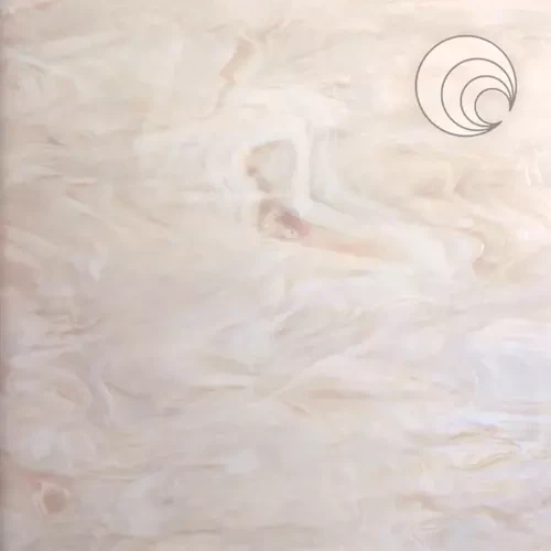 White/Pink Champagne Opal (System96 Fusible)