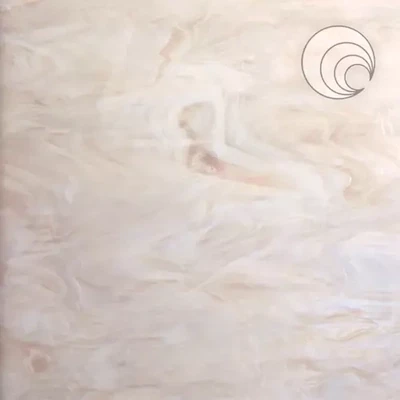 White/Pink Champagne Opal (System96 Fusible)