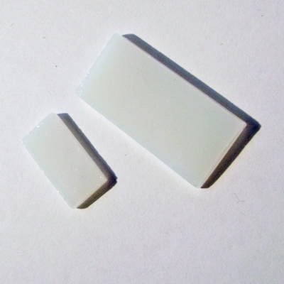 PreCuts Rektangler, Velg din farge: Hvit, Størrelse: 3,5 cm