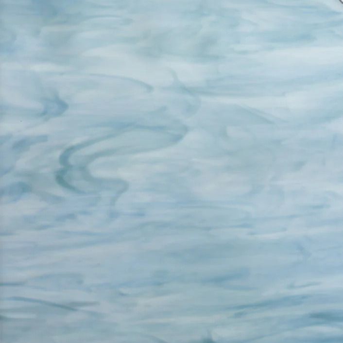 White/Colonial Blue Opal