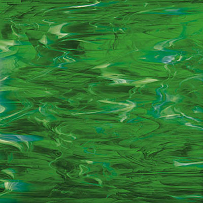 Dark Green/White, wispy (System96 Fusible)