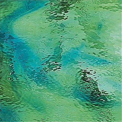 Pale Green &amp; Aqua Blue Waterglass