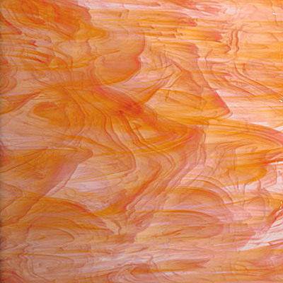 White/Orange Opal  (System96 Fusible)