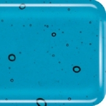 Transparent Turkise 20 x 18 cm