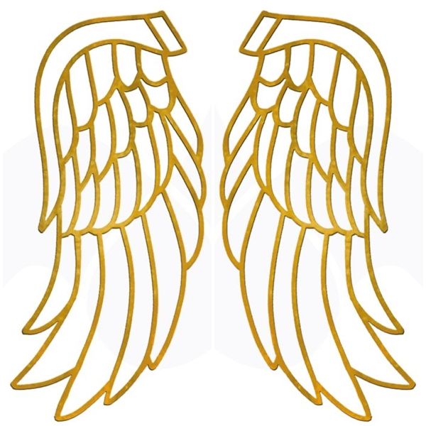 Angel Wing Filigree 06, medium