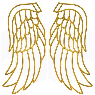 Angel Wing Filigree 06, medium