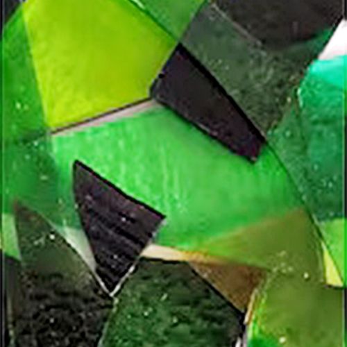 Mosaikk avkapp fargepakke "Mix Greens" - 1/2kg Mosaikk avkapp fargepakke "Mix Greens" - 1/2kg