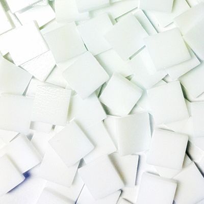 Mosaikk avkapp fargepakke &quot;Mixed White&quot; - 1/2kg