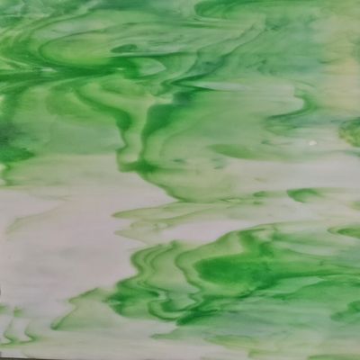 Kokomo Emerald Green White translucent