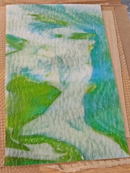 Kokomo Turquoise, Yellow, White, Lime Geeen, Clear Granite